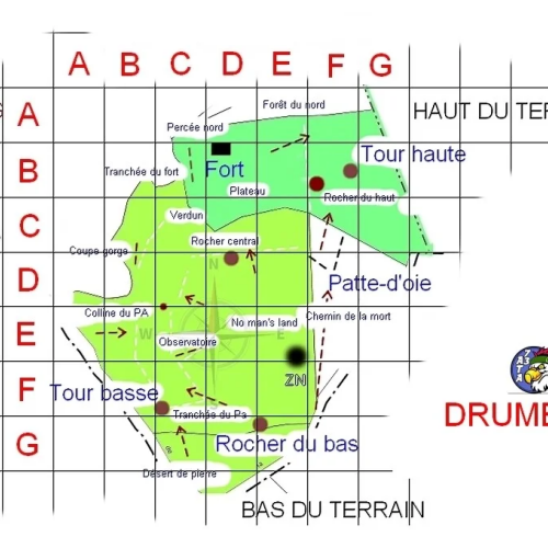Le terrain boisé de Drumettaz