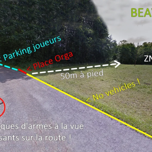 Parking de covoiturage, près de la mairie