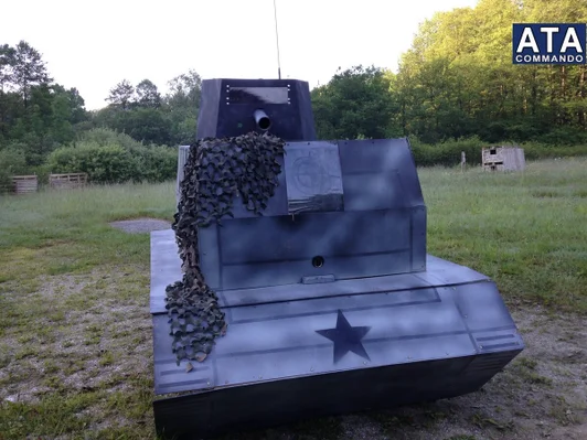 Char factice utilisé en partie d'airsoft
